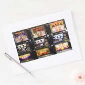 Las Vegas Slots Dream Machines Rechthoekige Sticker (Envelop)