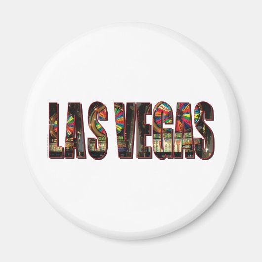 Las Vegas Slots Magneet (Voorkant)