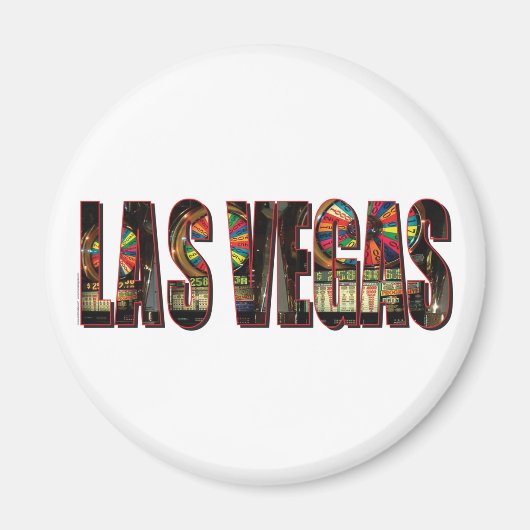 Las Vegas Slots Magneet (Voorkant)