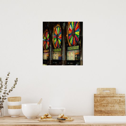 Las Vegas Slots Poster (Keuken)