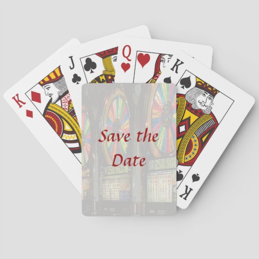 Las Vegas Slots Save the Dates Speelkaarten (Achterkant)