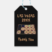 Las Vegas Slots | vrijgezellenfeest dank u Cadeaulabel (Voorkant)