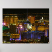 Las Vegas South Strip Aerial Poster Print (Voorkant)