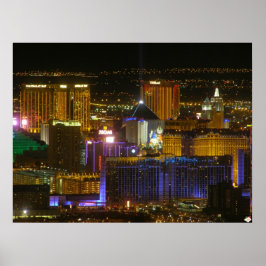 Las Vegas South Strip Aerial Poster Print
