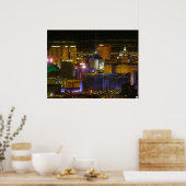 Las Vegas South Strip Aerial Poster Print (Keuken)