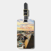 Las Vegas souvenir collectable bagagelabel (Voorkant verticaal)