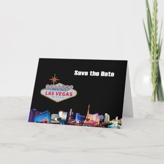 Las Vegas sparen de Kaart van de Datum met Logo LV (Voorkant)