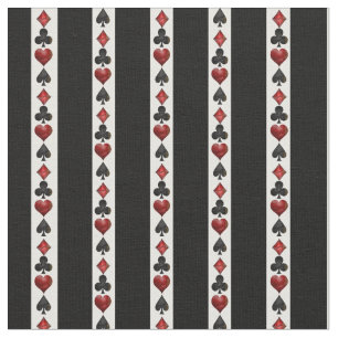 Las Vegas Spel Kaart Shapes Stof