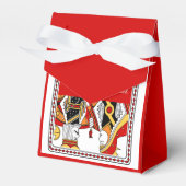 Las Vegas Spelen Kaart King & Queen bruiloft Bedankdoosjes (Voorkant Zijde)