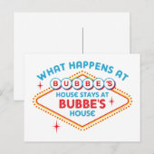 Las Vegas staat in Bubbe's Briefkaart (Voorkant / Achterkant)