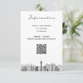 Las Vegas Stad RSVP Kaartje (Staand voorkant)