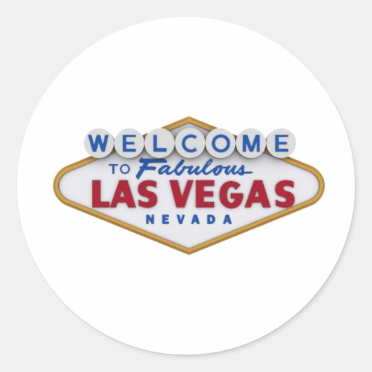 Las Vegas sticker and decal (Voorkant)