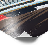 Las Vegas stijlvakantie-poster Foto Afdruk (Hoek)