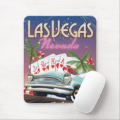 Las Vegas  stijlvakantie-poster Muismat (Met muis)