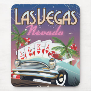 Las Vegas  stijlvakantie-poster Muismat