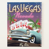 Las Vegas stijlvakantie-poster Planner (Achterkant)