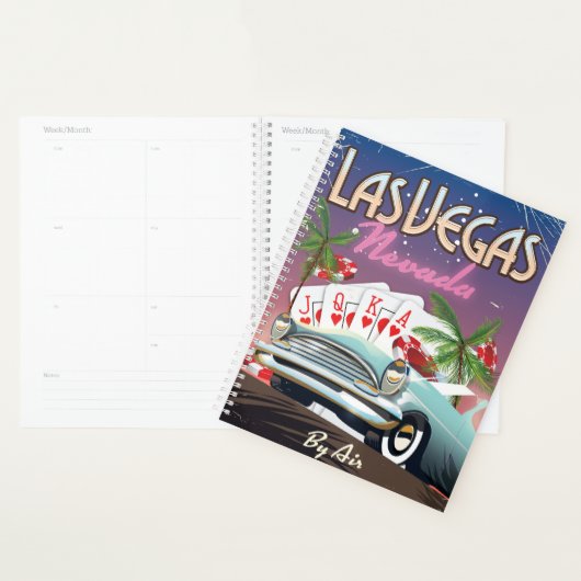 Las Vegas stijlvakantie-poster Planner (Display)