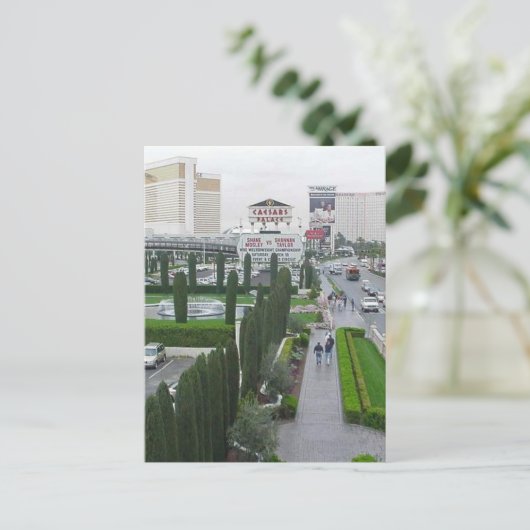 Las Vegas stimuleert Hotels Casinos Caesars Paleis Briefkaart (Staand voorkant)
