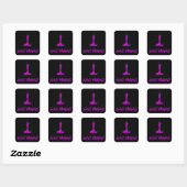 Las Vegas Stratosphere Neon Roze Sticker (Vel)