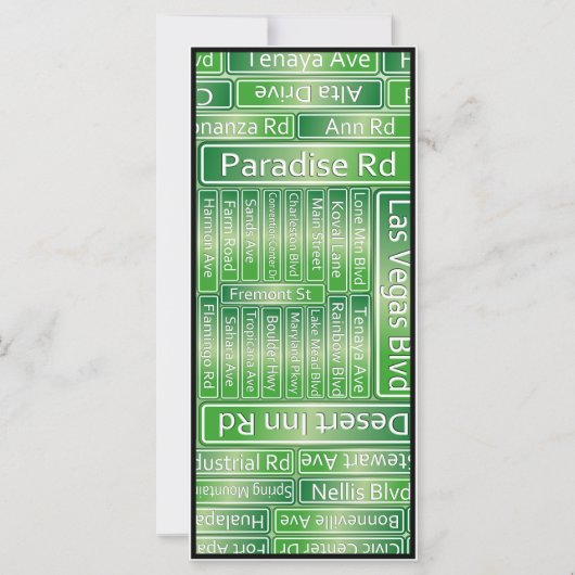 Las Vegas Street Road Signs (Voorkant)