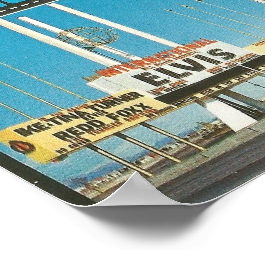 Las Vegas Strip 1960 Poster (Hoek)