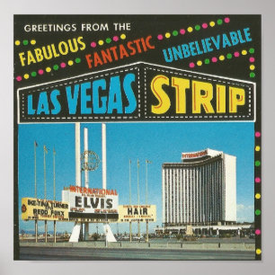 Las Vegas Strip 1960 Poster