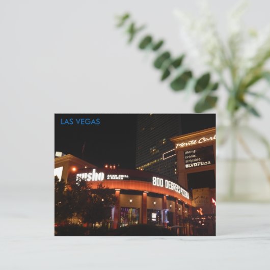 LAS VEGAS STRIP #2 BRIEFKAART (Staand voorkant)
