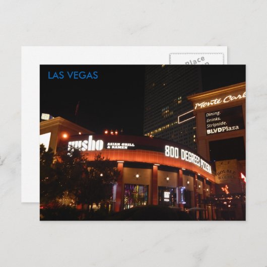 LAS VEGAS STRIP #2 BRIEFKAART (Voorkant / Achterkant)