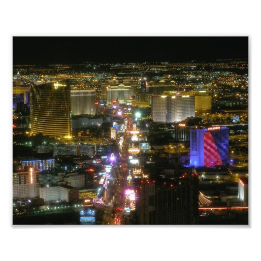 Las Vegas Strip 8x10 Foto Afdruk (Voorkant)