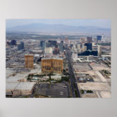 Las Vegas Strip Aerial Uitzicht 2009 Poster (Voorkant)