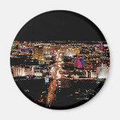 Las Vegas Strip Aerial Uitzicht Magnet (Voorkant)