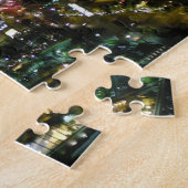 Las Vegas Strip Aerial Uitzicht Night Legpuzzel (Zijkant)