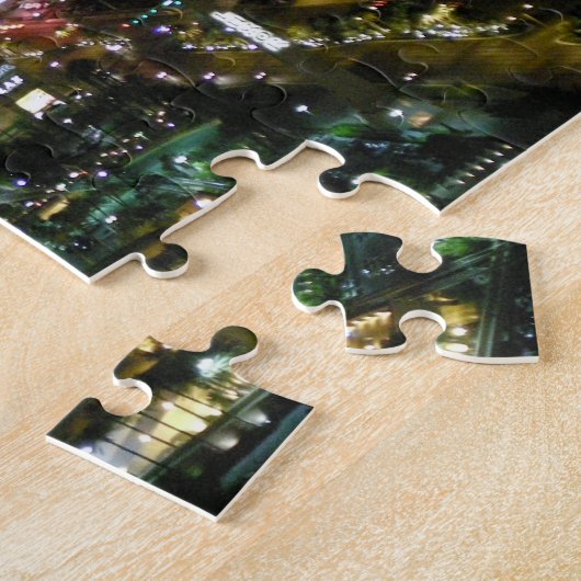 Las Vegas Strip Aerial Uitzicht Night Legpuzzel (Zijkant)