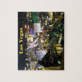 Las Vegas Strip Aerial Uitzicht Night Legpuzzel (Verticaal)