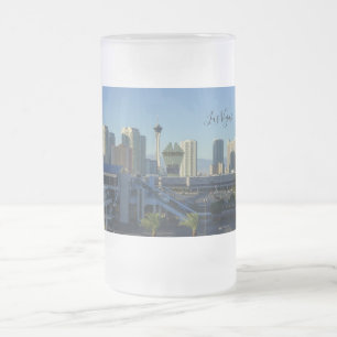 Las Vegas Strip Ahead Frosted Mok