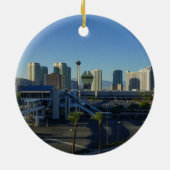 Las Vegas Strip Ahead Keramisch Ornament (Achterkant)