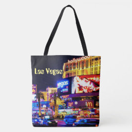 Las Vegas Strip All-Over-Print Canvas tas