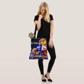 Las Vegas Strip All-Over-Print Canvas tas (Op model)