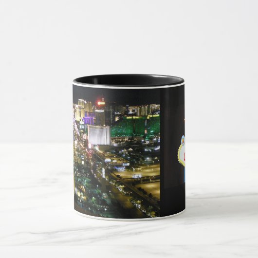 Las Vegas Strip and Sign Souvenir Mok (Midden)