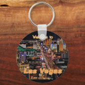 Las Vegas Strip at Night Sleutelhanger (Voorkant)