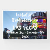 Las Vegas Strip Bachelorette Naam Spandoek (Horizontaal)