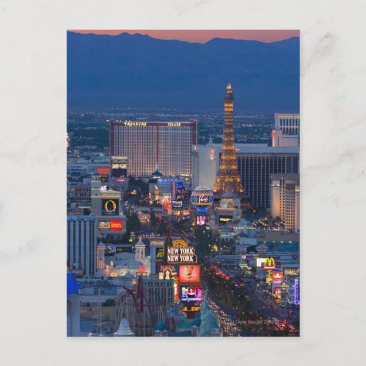 Las Vegas Strip Briefkaart (Voorkant)