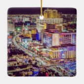 Las Vegas strip gestileerd Keramisch Ornament (Achterkant)