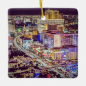 Las Vegas strip gestileerd Keramisch Ornament (Voorkant)