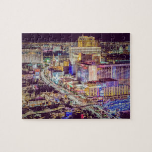Las Vegas strip gestileerd Legpuzzel