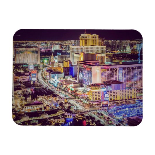 Las Vegas strip gestileerd Magneet (Horizontaal)