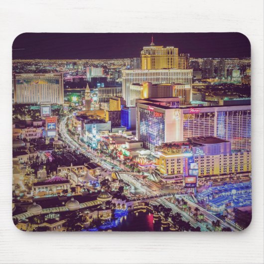 Las Vegas strip gestileerd Muismat (Voorkant)
