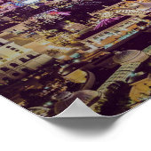 Las Vegas strip gestileerd Poster (Hoek)