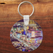 Las Vegas strip gestileerd Sleutelhanger (Voorkant)