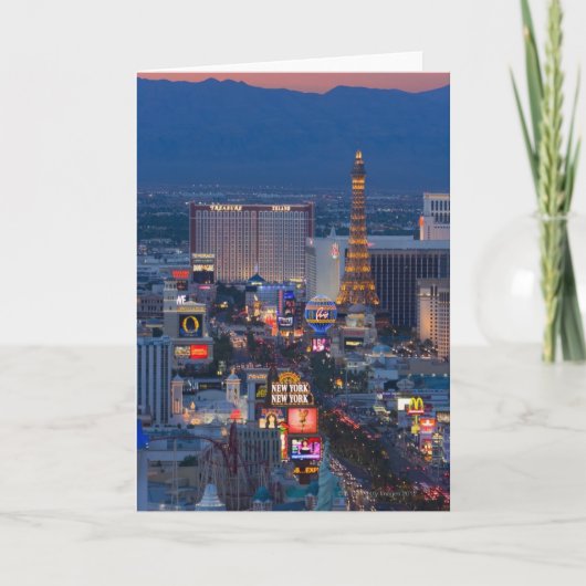 Las Vegas Strip Kaart (Voorkant)